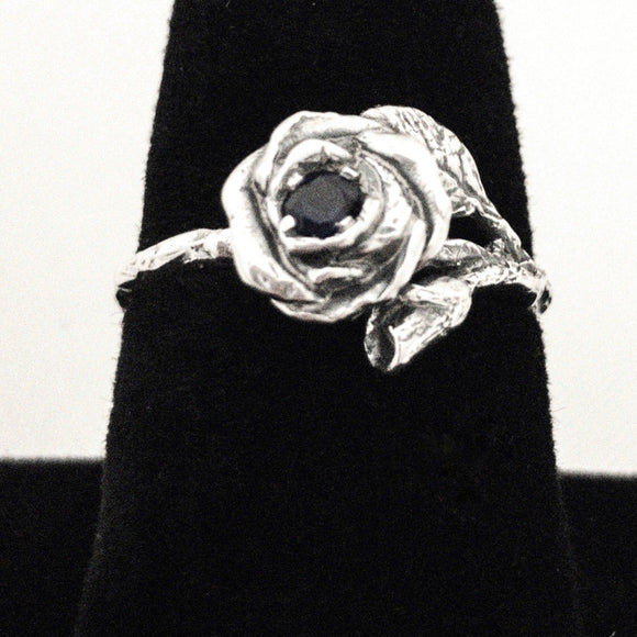 Rose Ring with Gem